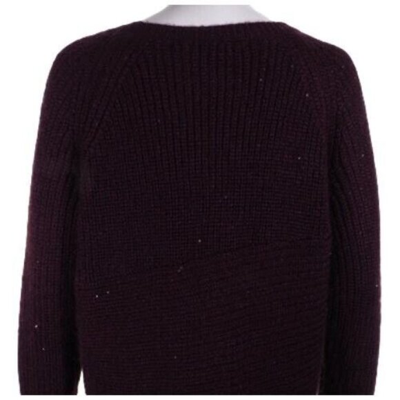 Simply Vera Wang Sweater Size L Women High Low Long Sleeve Scoop Neck Sequin - Picture 5 of 10